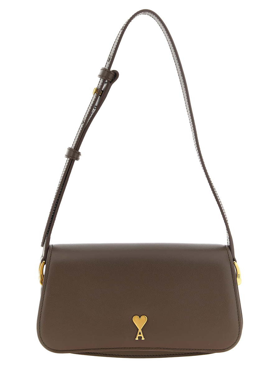 Brown Cowhide Shoulder Bag