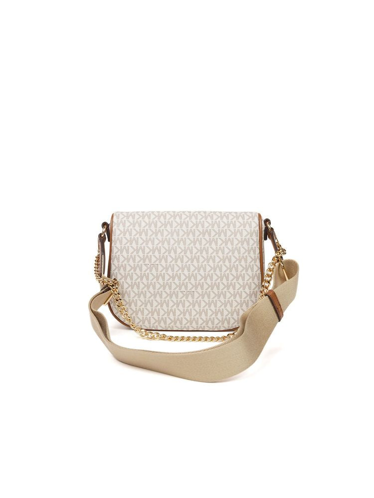 Michael Kors 89.4% Coated Canvas crossbody bag in beige