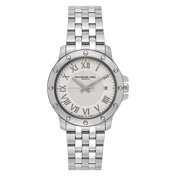 Raymond Weil Stainless steel case watch in white