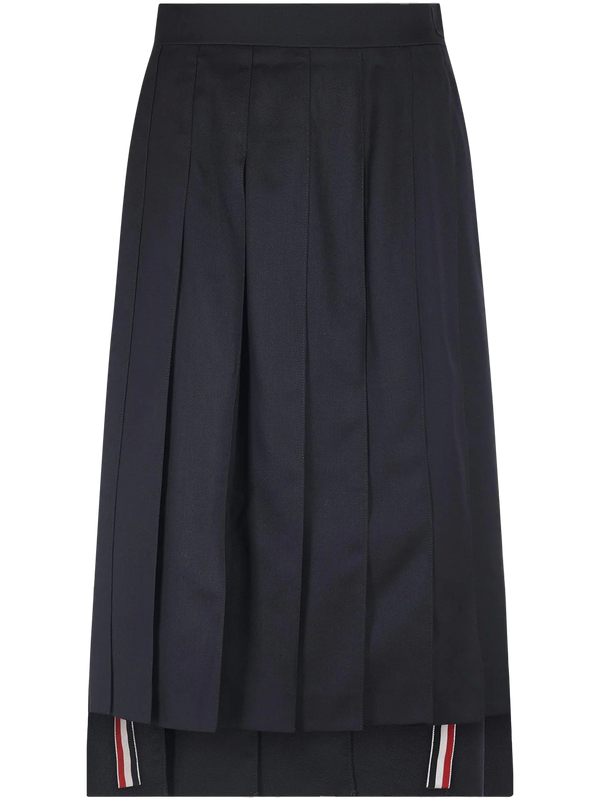 Thom Browne Wool skirt in navy