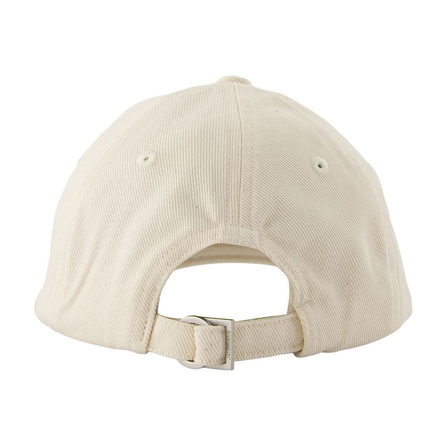 Jacquemus ACU00670AW00092-110 Cotton baseball cap in white