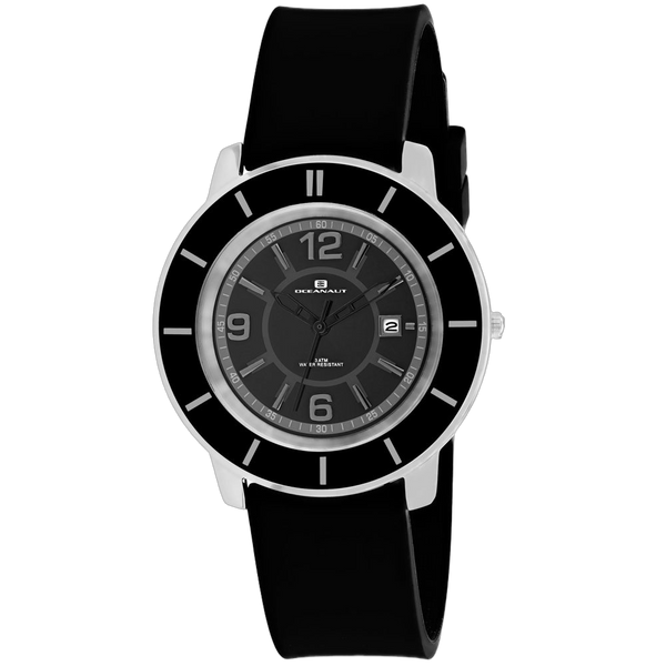 Oceanaut Stainless steel case watch in black