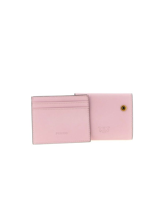 Pinko 100% Cow Leather wallet in pink