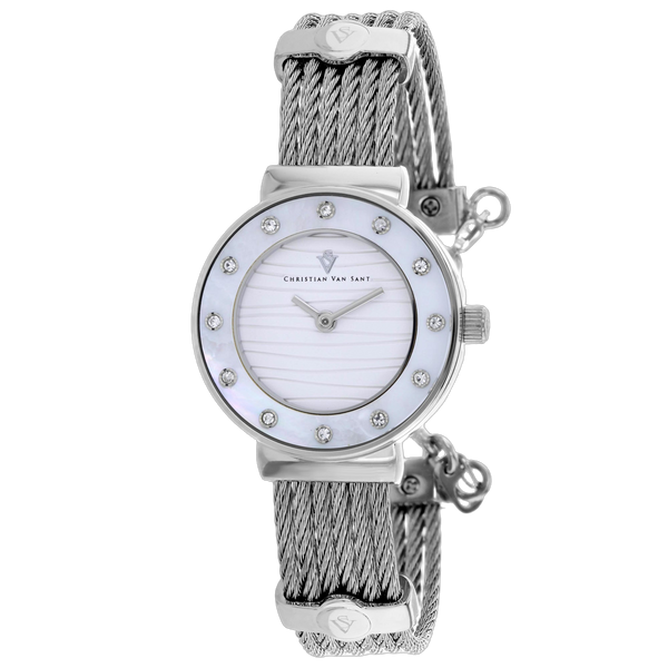 Christian Van Sant watch in silver