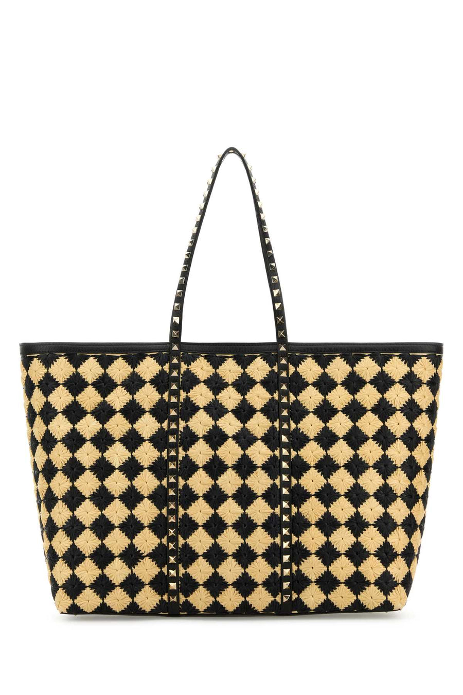 Valentino Garavani Tote Exterior: 100% Raffia tote bag in beige