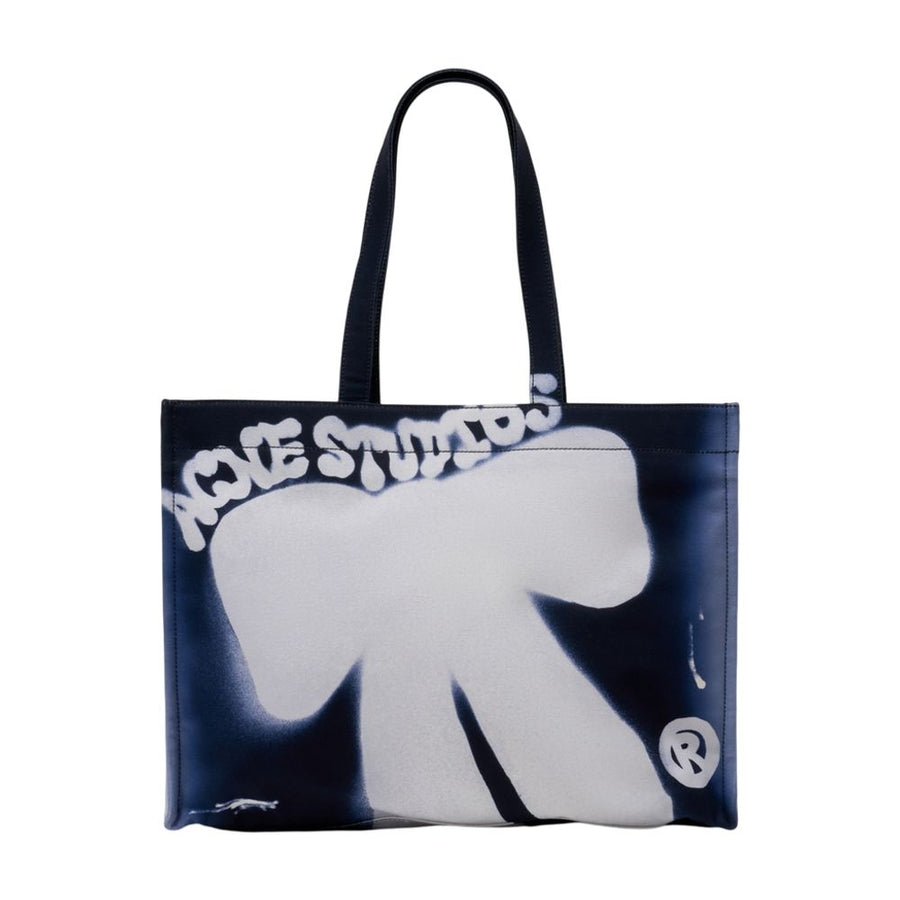 Acne Studios cotton tote bag in blue