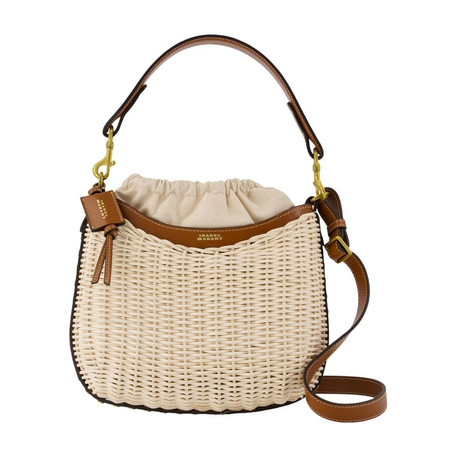 Isabel Marant Recycled fabrics shoulder bag in multicolor