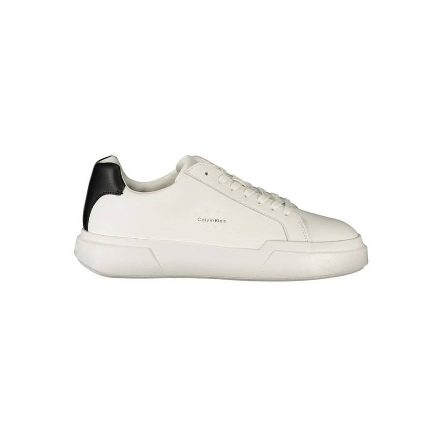 White Leather Mens Sneaker