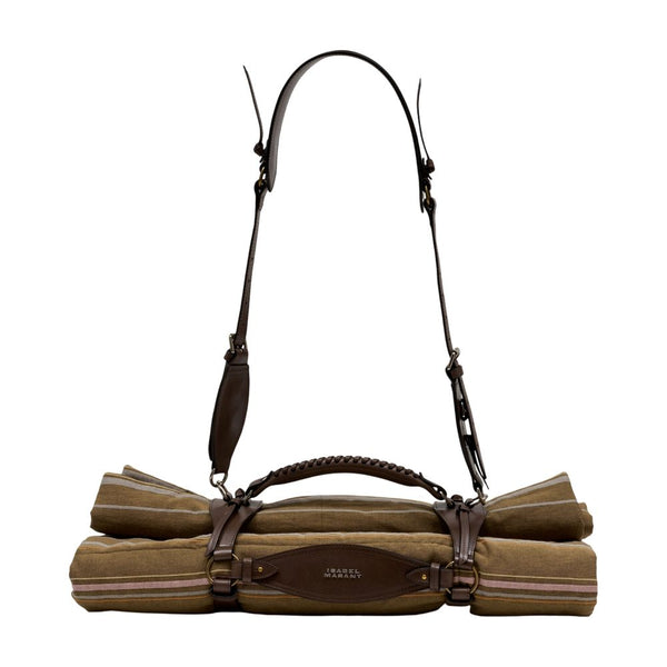 Isabel Marant cowhide travel bag in brown