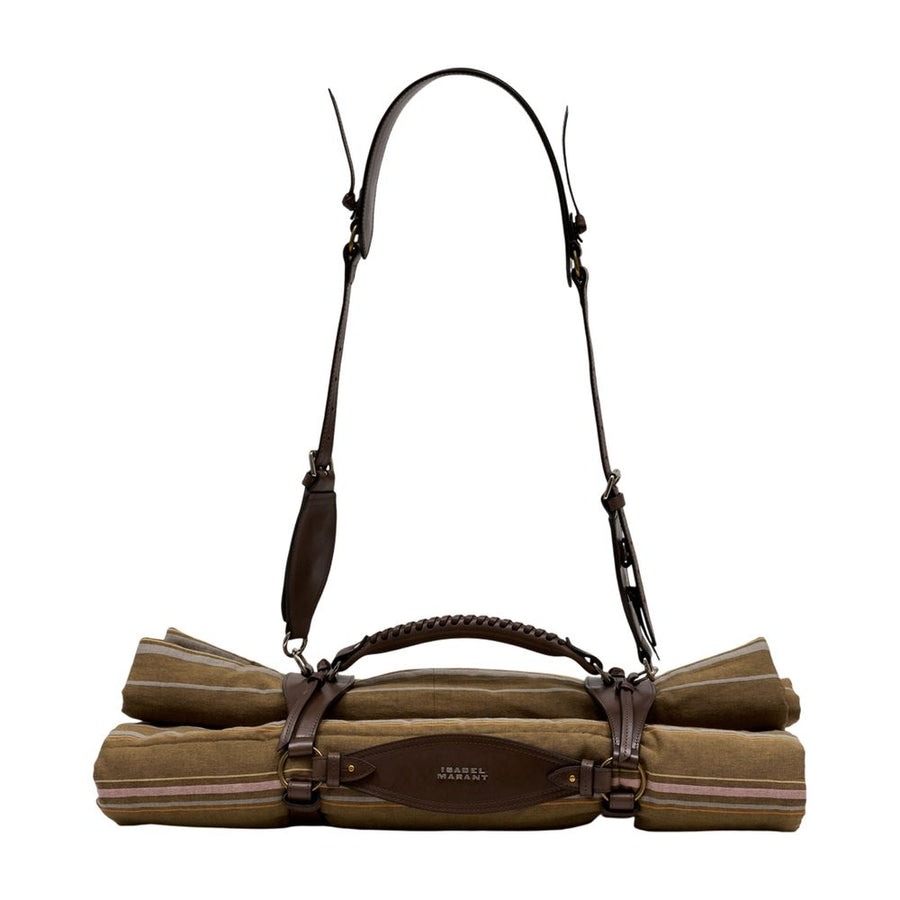 Isabel Marant cowhide travel bag in brown