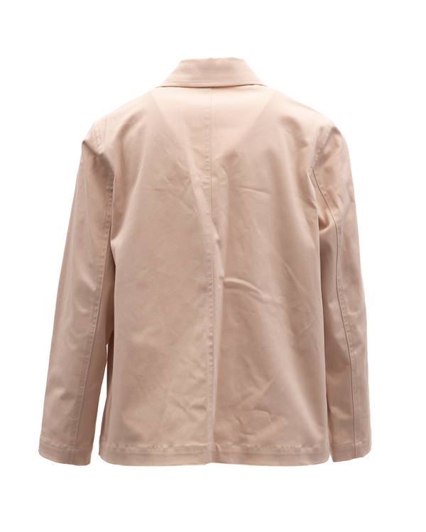 Women Beige Cotton Denim Jacket Clothing