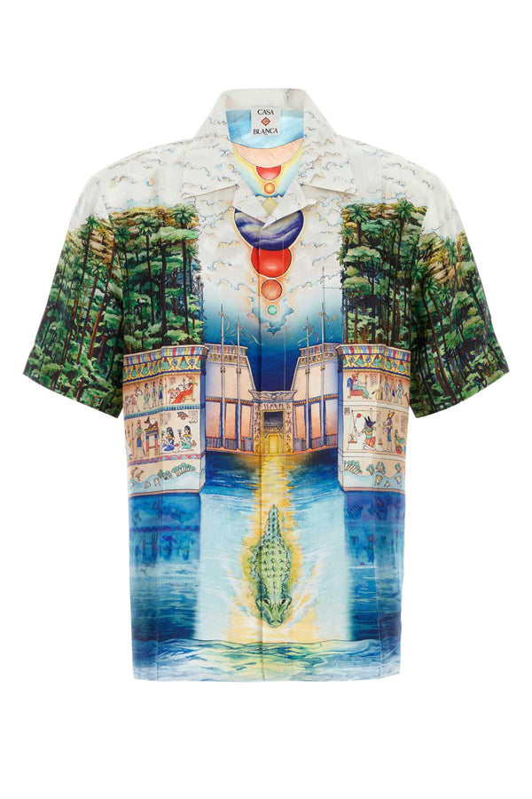 Casablanca 100% Silk shirt in multicolor