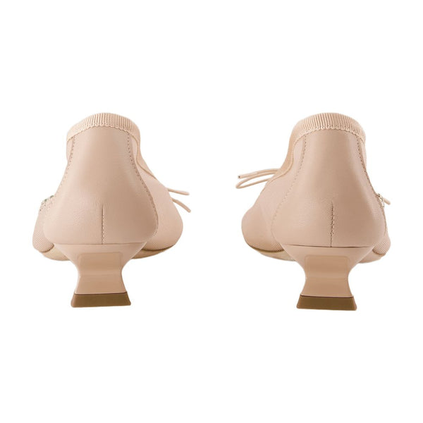 Simone Rocha Mesh upper heel in beige