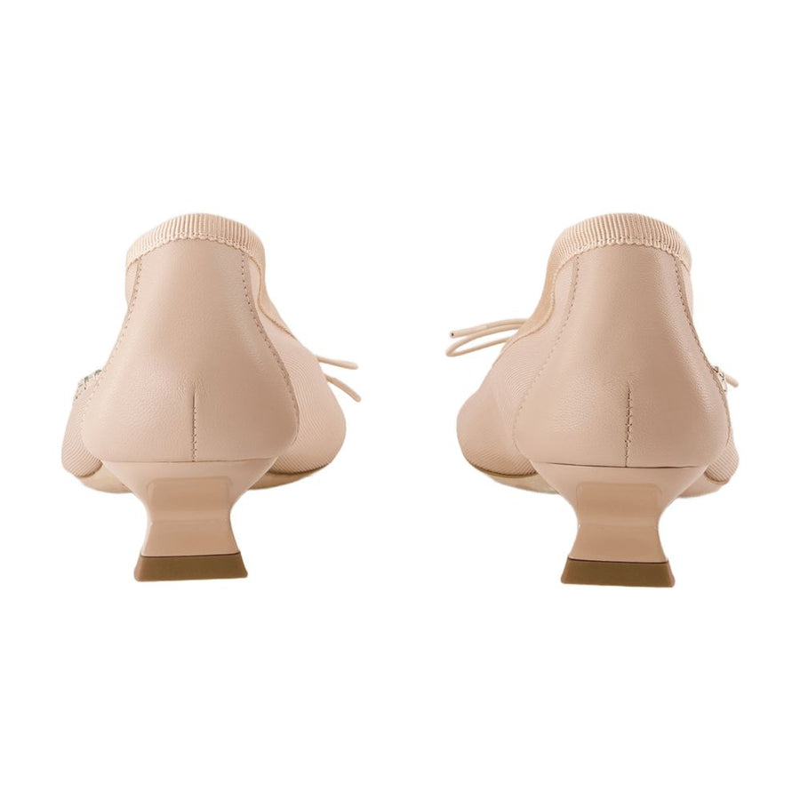 Simone Rocha Mesh upper heel in beige