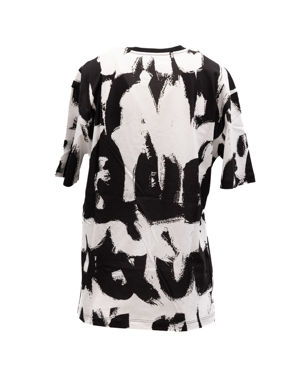 Black And White Cotton T-Shirt