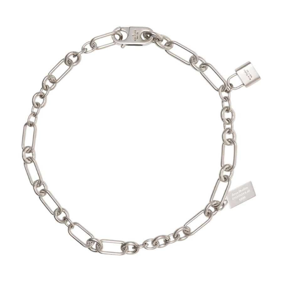 Acne Studios metal necklace in silver