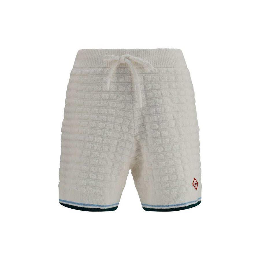 Casablanca 72% Cotton bermuda shorts in white