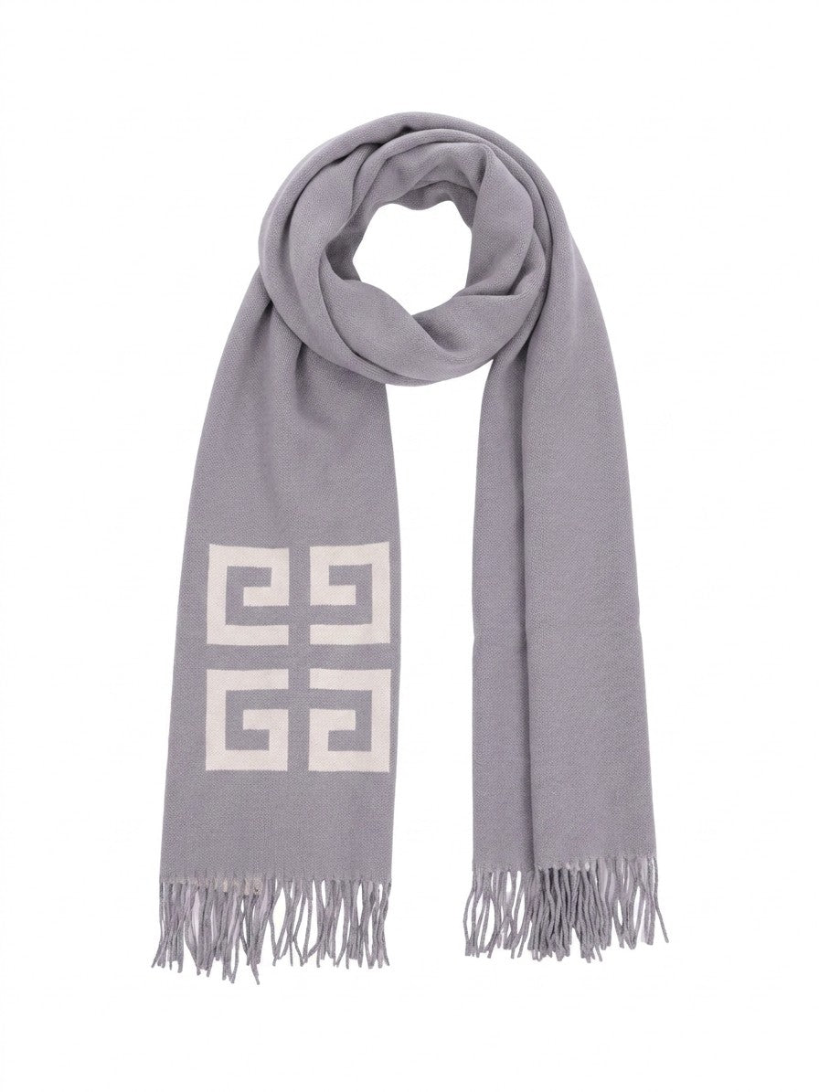 Bicolor Virgin Wool Scarf