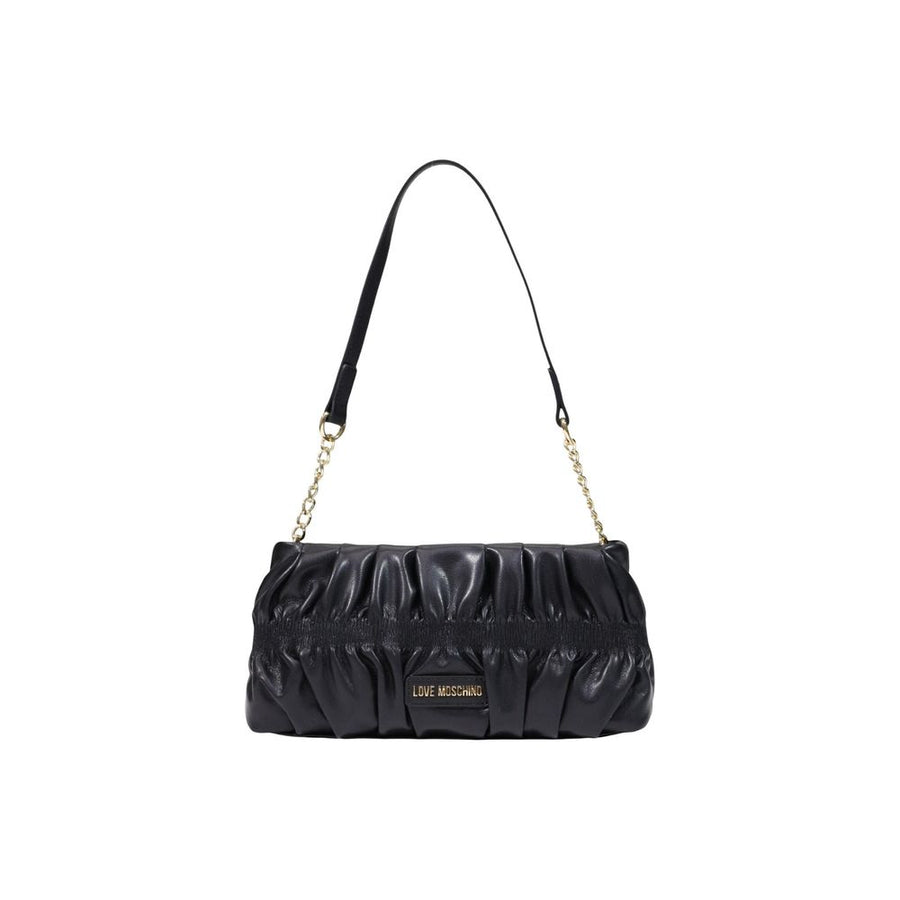 Love Moschino Polyurethane shoulder bag in black