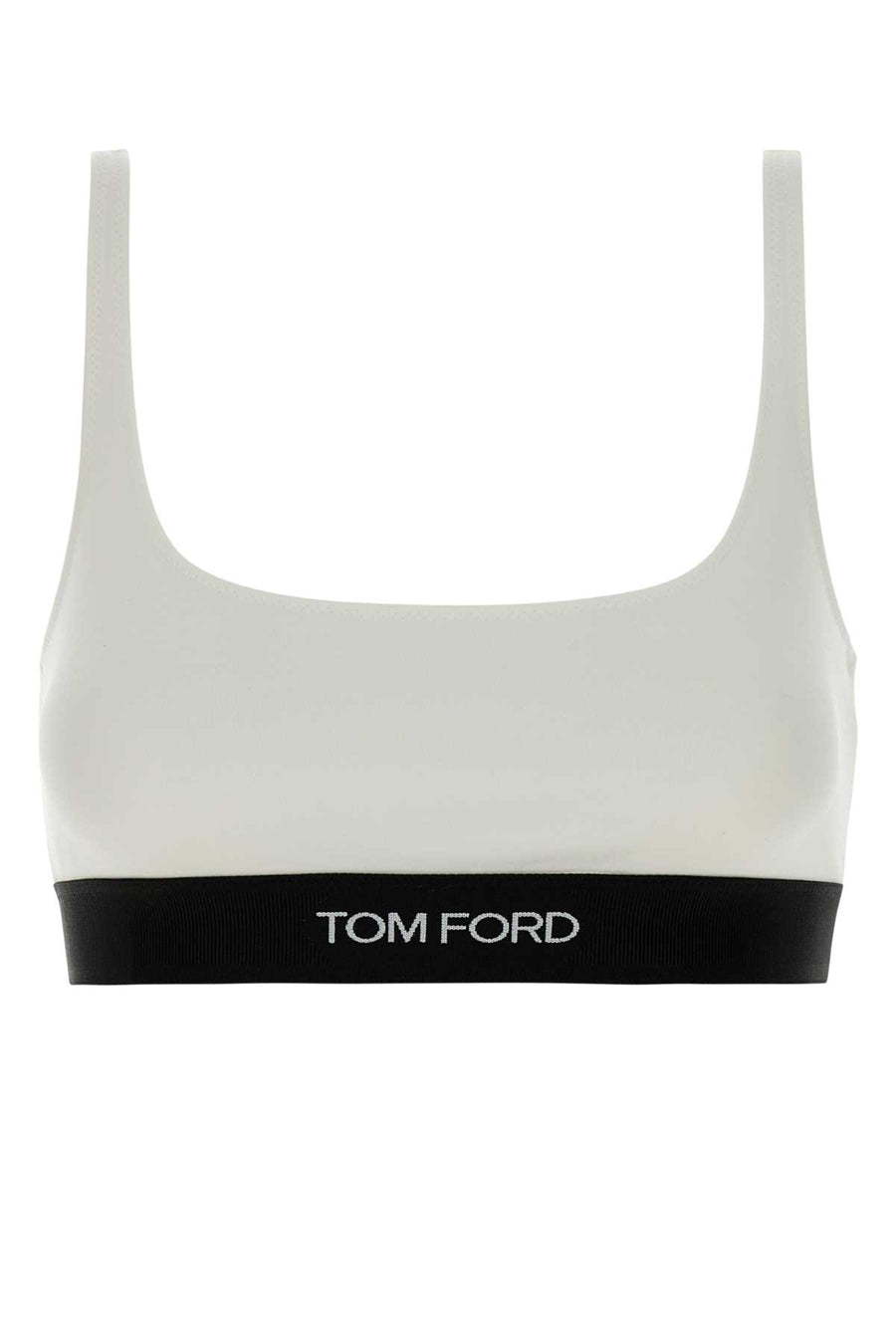 Tom Ford 97% Modal tank top in white