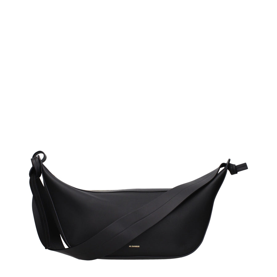 Jil Sander shoulder bag in black
