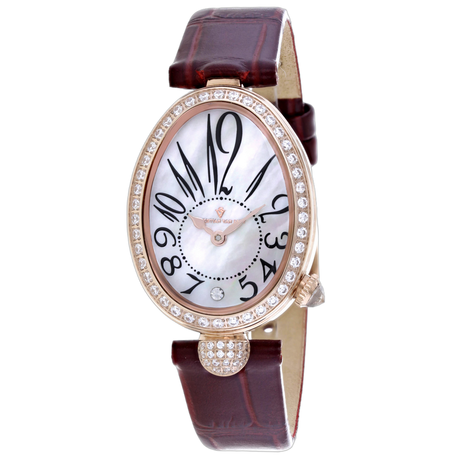 Christian Van Sant Stainless steel case watch in rose gold