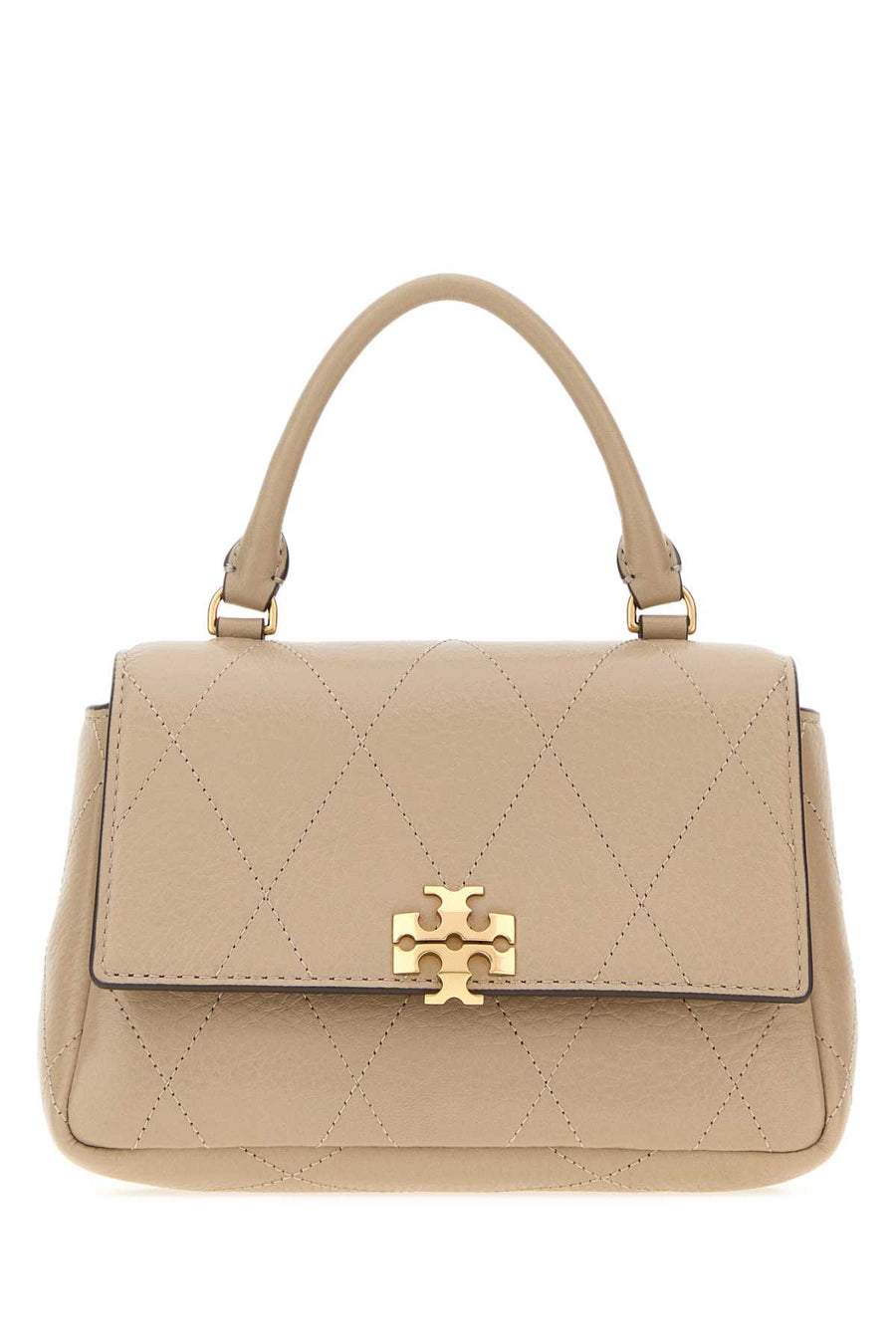 Cappuccino Leather Mini Charlie Handbag Softcement Borse A Mano