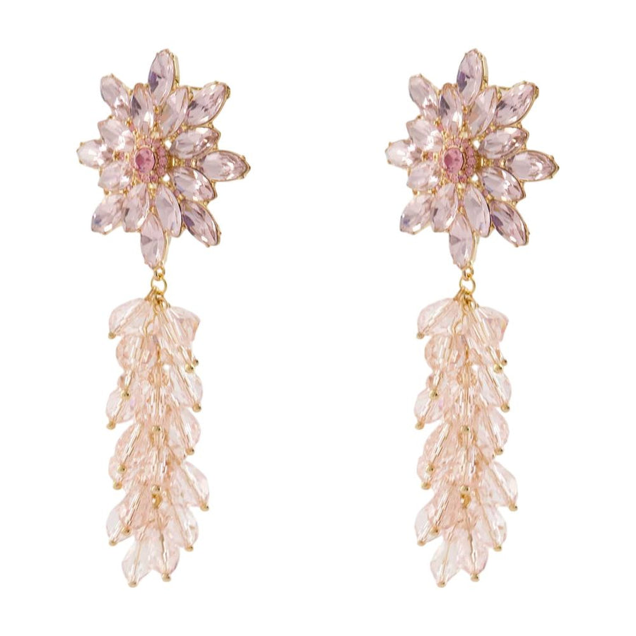 Self-Portrait earrings in pink