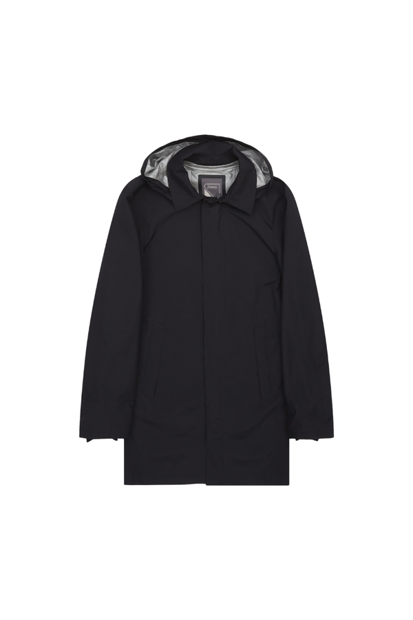 Herno 100% Polyamide/Nylon coat in black