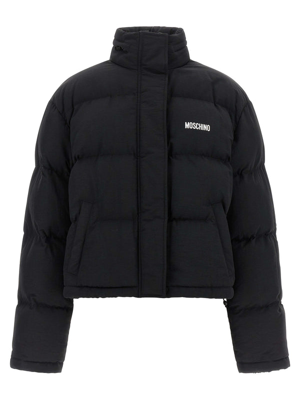 Moschino Polyamide down jacket in black