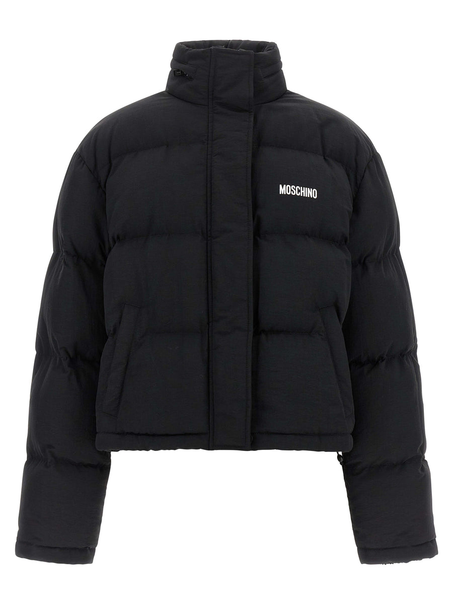 Moschino Polyamide down jacket in black