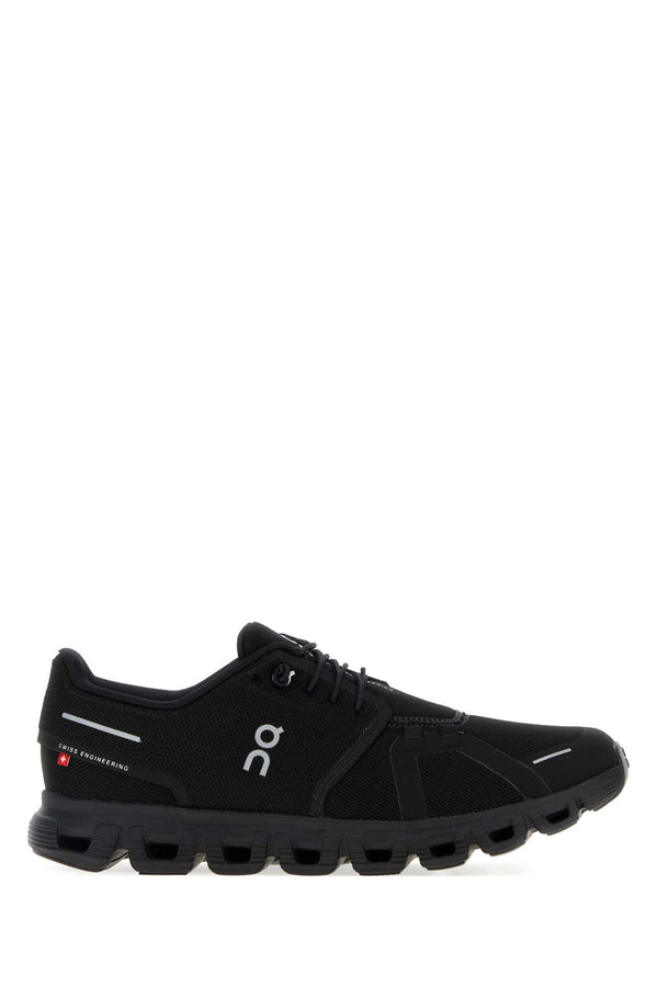 Black Mesh Cloud 6 Sneakers Blackblack