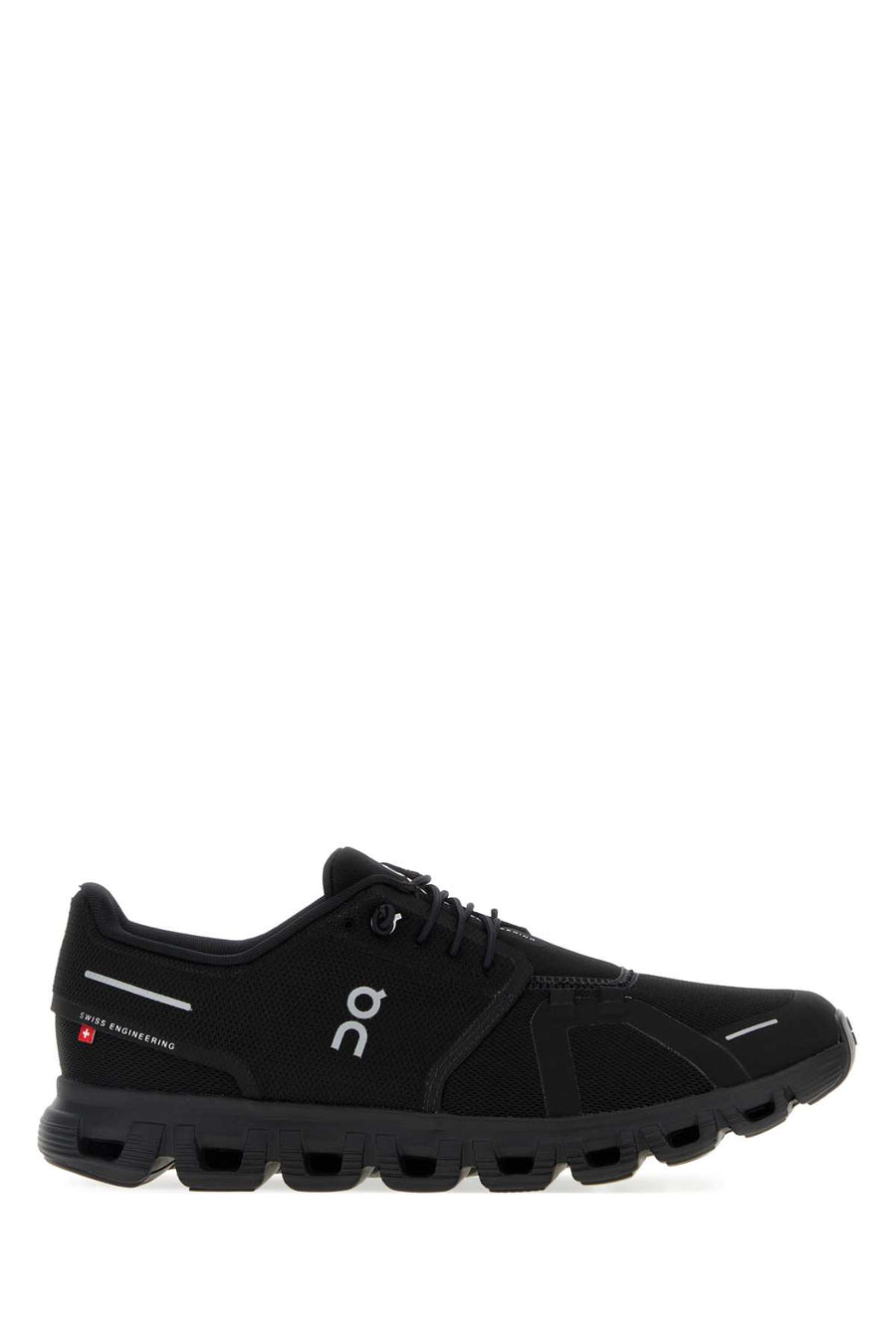 Black Mesh Cloud 6 Sneakers Blackblack