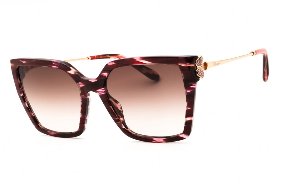 Chopard SCH371S Acetate frame sunglasses in brown