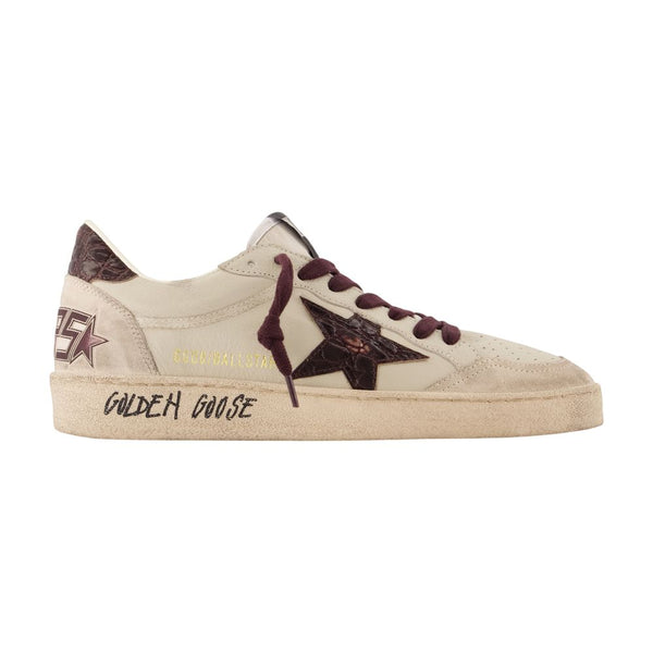 Golden Goose Deluxe Brand Calfskin sneaker in beige