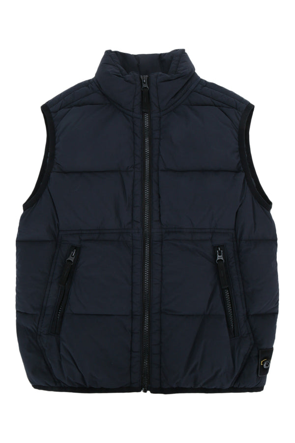 Giubbotto Senza Maniche Vera Piuma Rd Navyblue Giubbini