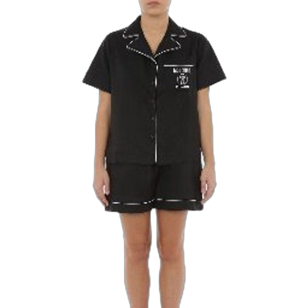 Moschino 51% Viscose shirt in black