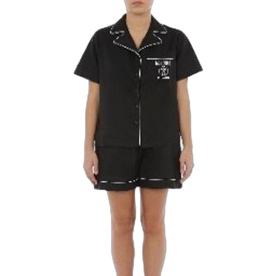 Moschino 51% Viscose shirt in black