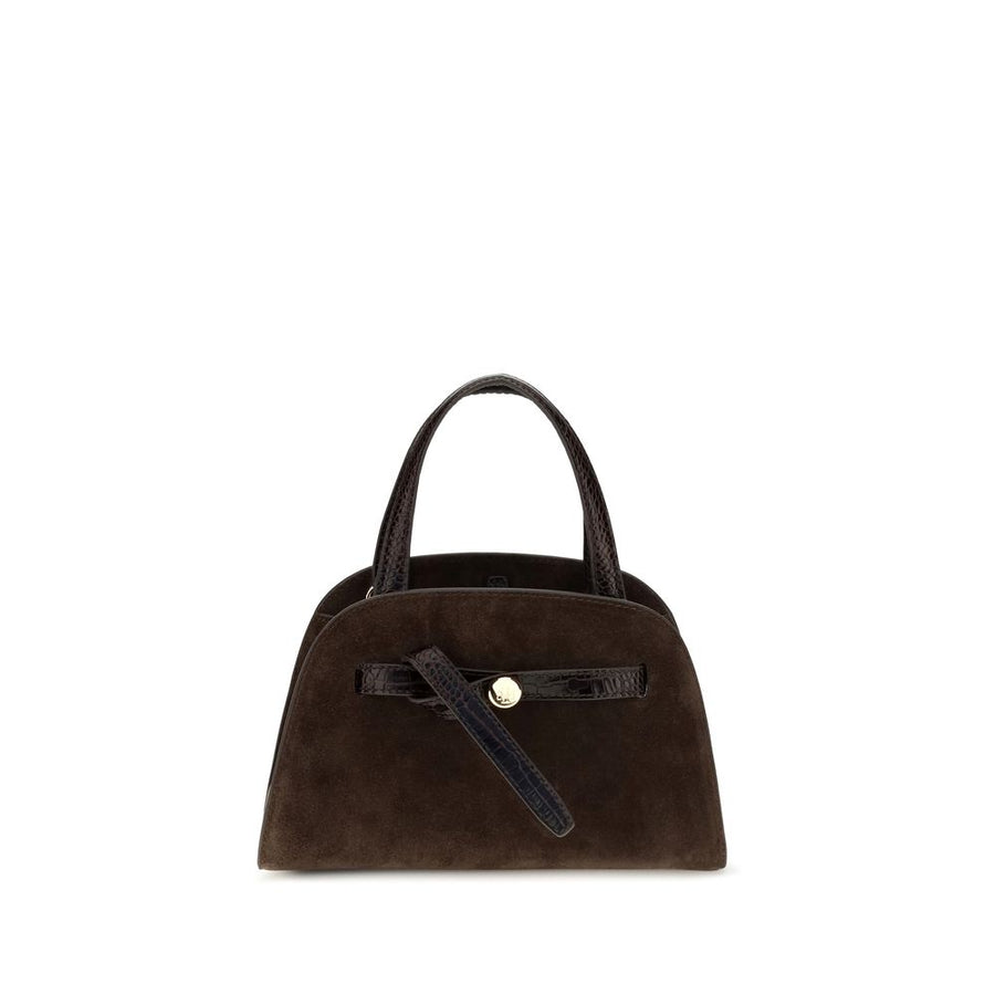 Brown Suede Leather Shoulder Bag