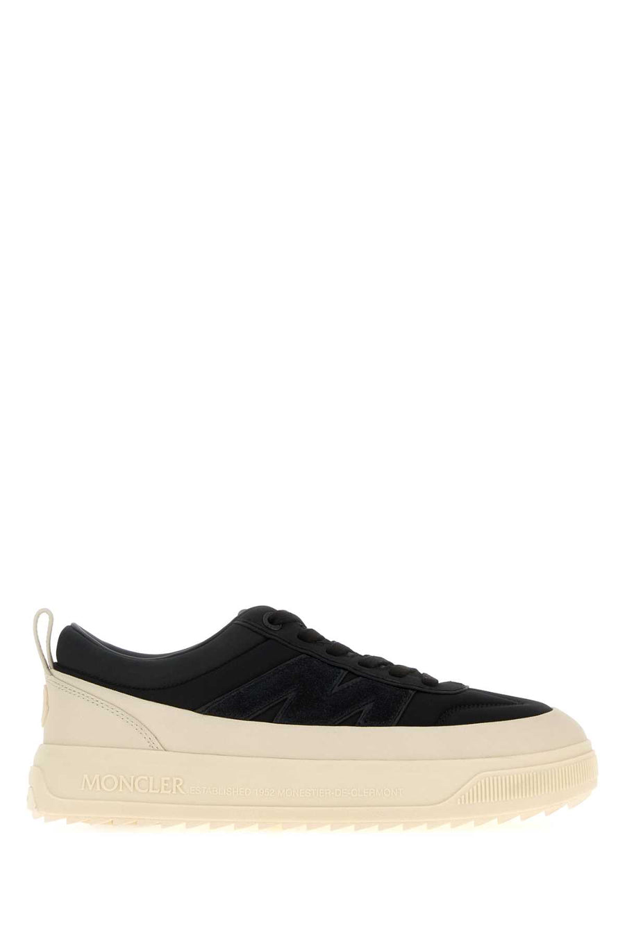 Moncler Altive Exterior: 100% Fabric; Lining: 100% Leather; Sole: Rubber sneaker in black