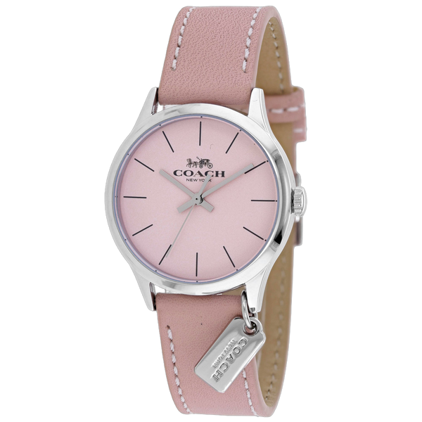 Coach watch in pink