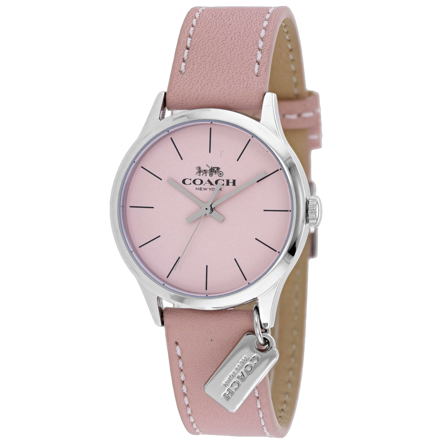 Coach watch in pink