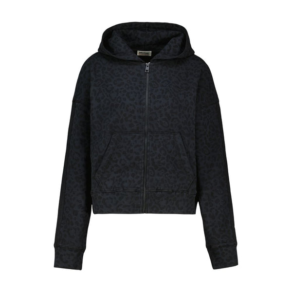 Swee Zip Mo Animalier Hoodie - Zadig & Voltaire Cotton Black Ready-to-wear / Hoodies