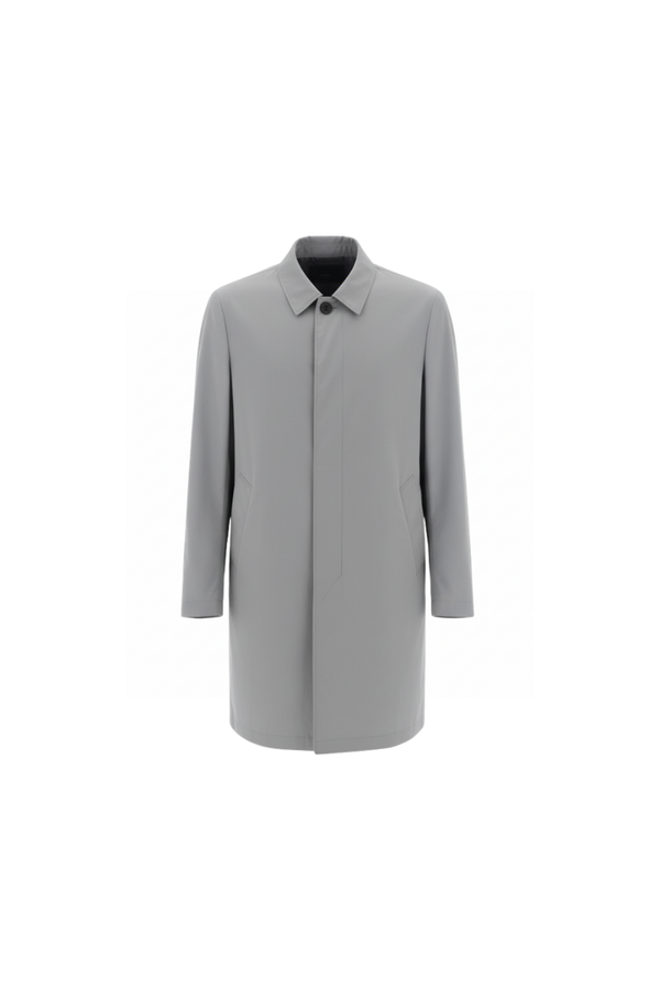 Herno 100% polyester coat in gray