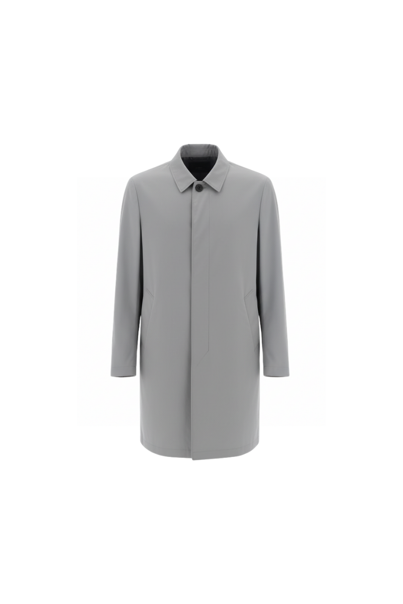 Herno 100% polyester coat in gray