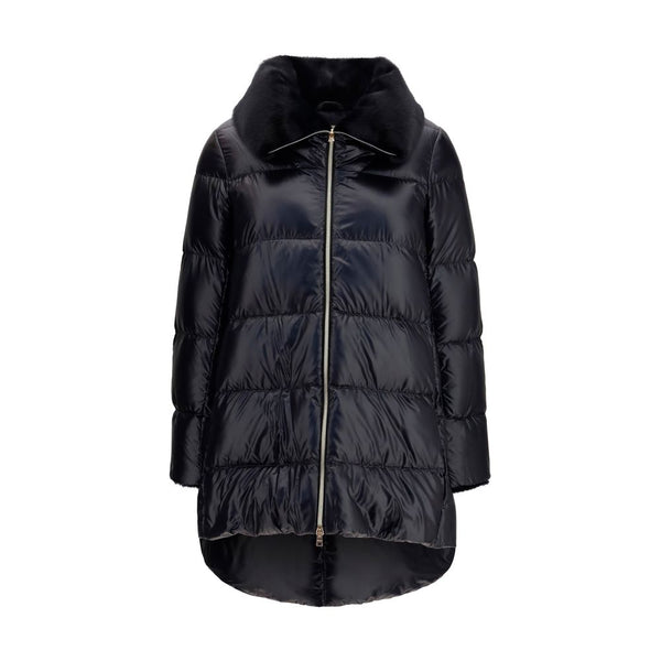 Herno Inner: 100% Goose Down down jacket in black