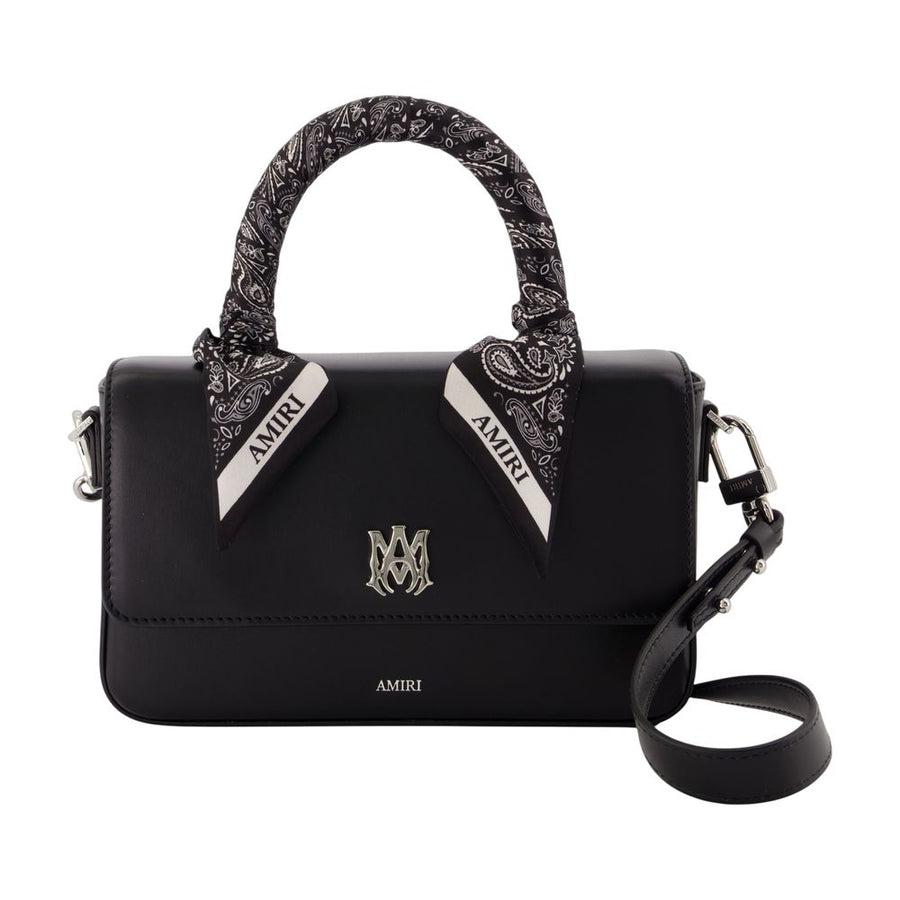 Micro Long Ma Purse - Amiri Leather Black Calfskin Bags / Handbags-purses