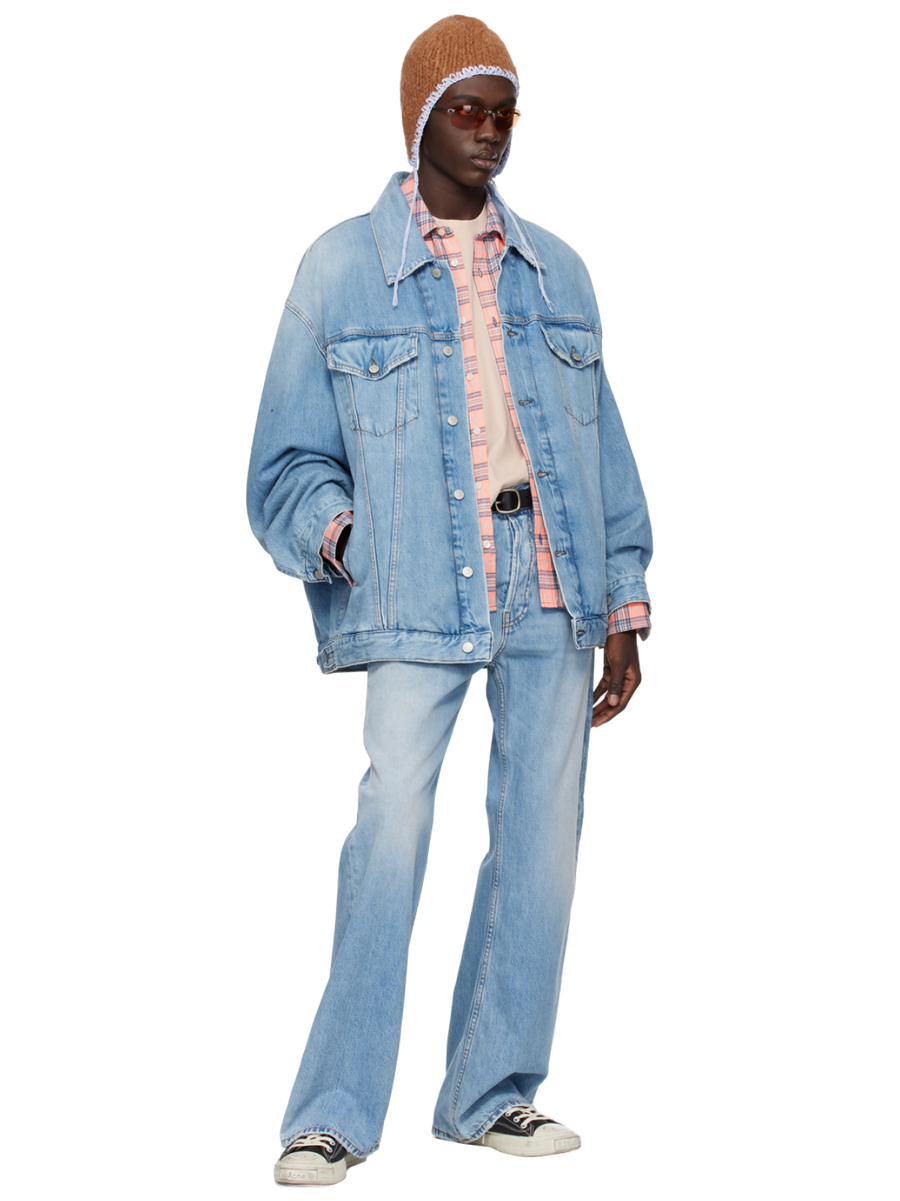 Acne Studios 100% Cotton jacket in blue
