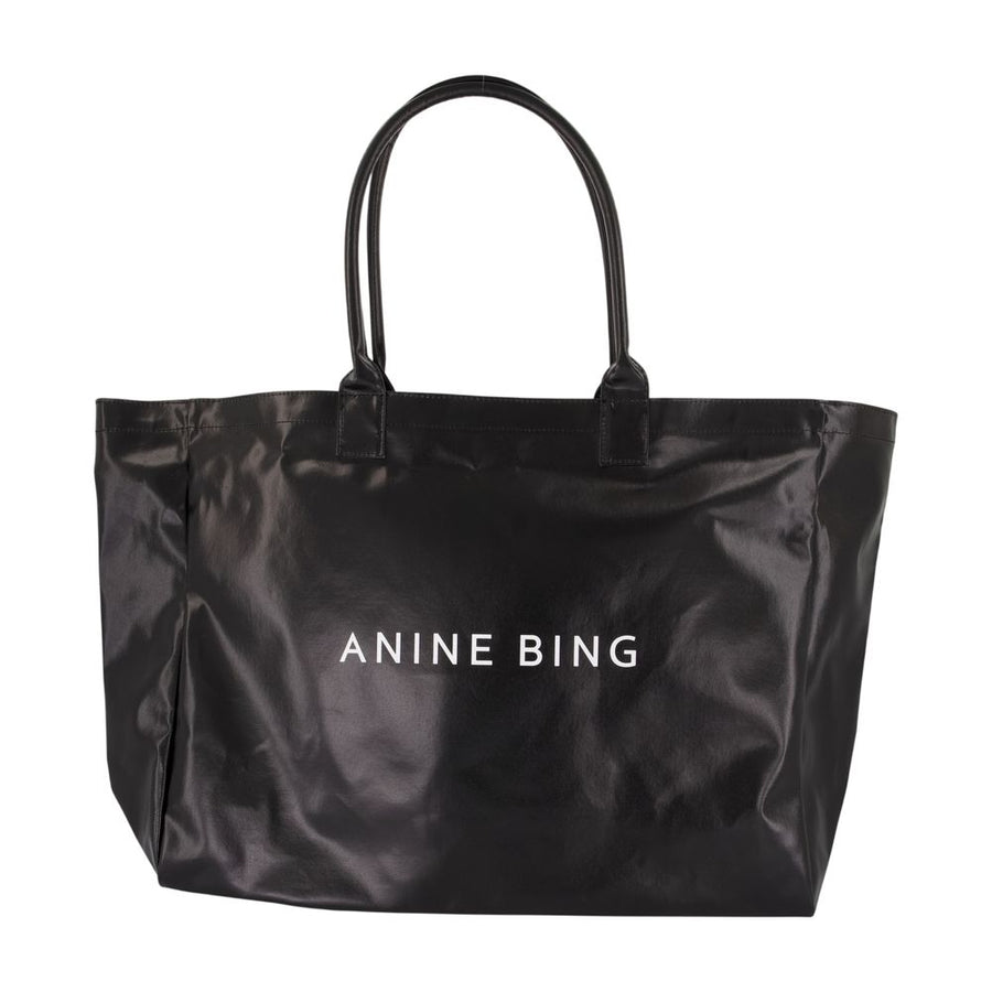 Leo Shopper Bag - Anine Bing Cotton Black / Totes-shopping-bags