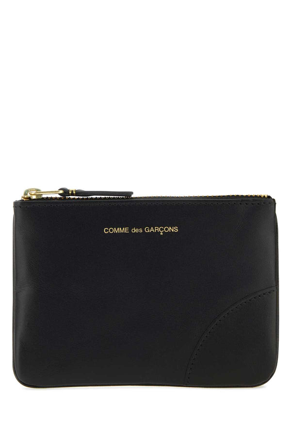 Black Leather Coin Case Exterior: Portafogli